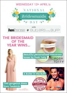 National Bridesmaid Day 2016 Butlers In The Buff Butlers In The Buff National Bridesmaid Day