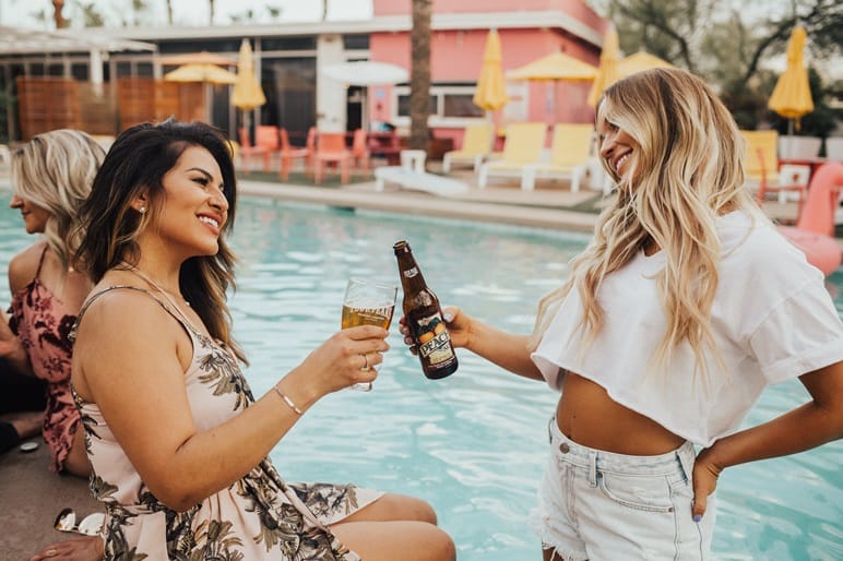 bachelorette girls in a need for a hangover kit