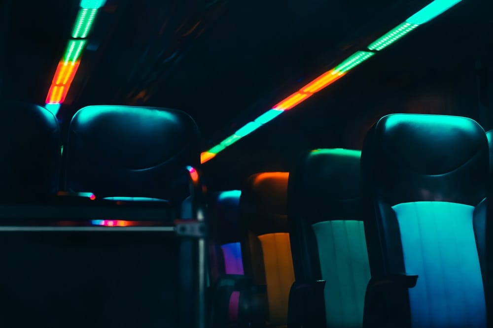party bus ready for a night in vancouver